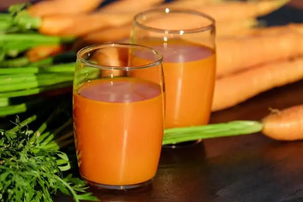 homemade carrot juice